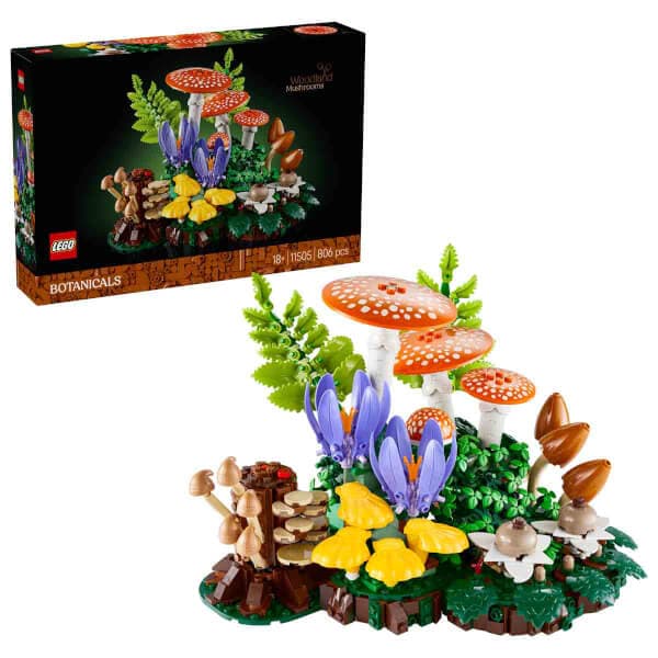 LEGO Botanicals Orman Mantarları 11505 - Yetişkinler için Dekoratif Mantar Model... - En Uygun Fiyatlarla Piinti'de