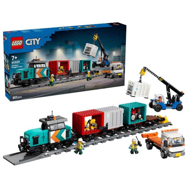 LEGO City Vinç ve Kamyonlu Liman Yük Treni – 60509 (803 Parça) - En Uygun Fiyatlarla Piinti'de