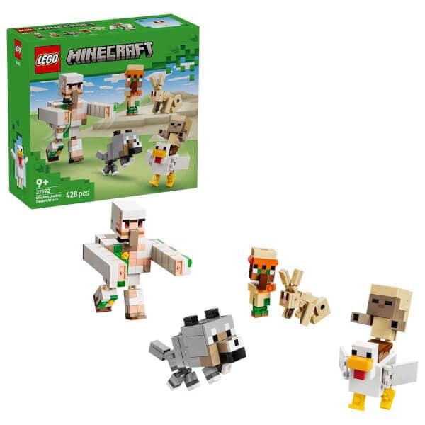 LEGO Minecraft Tavuk Jokey Çöl Saldırısı 21592 - 9 Yaş ve Üzeri Çocuklar için Ya... - En Uygun Fiyatlarla Piinti'de