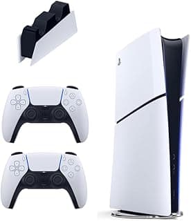 Sony PlayStation 5 Slim Digital Edition, Oyun Konsolu, 825 GB Depolama, İkinci DualSense Kontrolcü ve Şarj İstasyonu ile, İthalatçı, Yeni Seri - CFI-2 - Piinti Fiyat Karşılaştırması