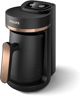 Philips 5000 Serisi Türk Kahvesi Makinesi, Közde Türk Kahvesi Pişirme Fonksiyonu, Kullanımı Kolay Dokunmatik Tuşlar Siyah & Bakır, HDA150/60 - Piinti Fiyat Karşılaştırması