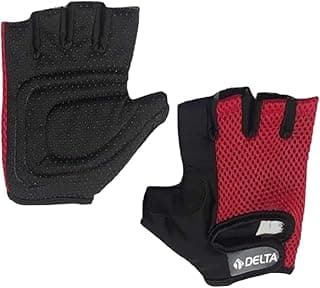Delta Armour Deluxe Ağırlık Body Dambıl Halter Fitness Eldiveni SİYAH-KIRMIZI - Piinti Fiyat Karşılaştırması