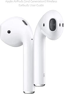 Apple AirPods (2nd Generation) Wireless Earbuds User Guide: With Lightning Charging Case Included. Over 24 Hours of Battery Life, Effortless Setup. Bl - Piinti Fiyat Karşılaştırması
