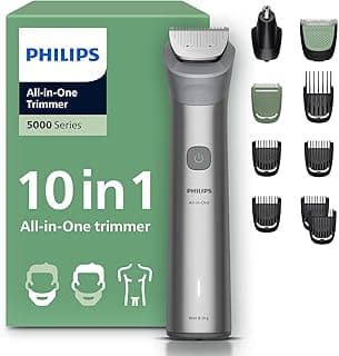Philips All-in-One Trimmer 5000 Series MG5922/15, 10'u 1 Arada Erkek Bakım Seti, Yüz Saç Vücut, BeardSense Teknolojisi, 120 Dakika Kullanım, Su Geçirm - Piinti Fiyat Karşılaştırması