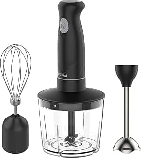 Kiwi KC-8219H Güçlü 500W Siyah El Blender Seti – Parçalama ve Çırpma Deneyimi, Paslanmaz Çelik Bıçaklı 500 ml Hazne - Piinti Fiyat Karşılaştırması