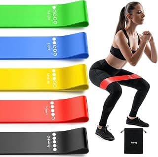 AEE® Premium 5 Adet Farklı Dirençte Pilates Squat Aerobik Bandı - Hafif,Orta,Sert Çalışma Lastiği-Evde Spor Karın Kası Sıkılaşma Seti - Piinti Fiyat Karşılaştırması