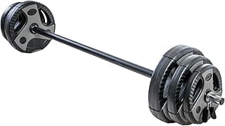 US Weight Ev Spor Salonu için Halter Ağırlık Seti 139,72 cm yastıklı Bar - Egzersiz, Kaldırma ve Kas Yapmak için Ayarlanabilir Ağırlıklar - Piinti Fiyat Karşılaştırması
