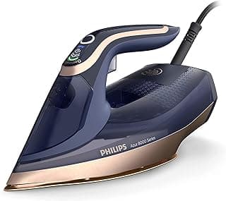 Philips Azur 8000 Serisi Buharlı Ütü - 85 g/dk Sürekli Buhar, 260g Turbo Şok Buhar, 3000 W, OptimalTEMP Teknolojisi, SteamGlide Elite Taban, Koyu Mavi - Piinti Fiyat Karşılaştırması