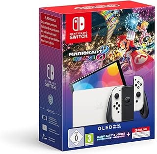 Nintendo Switch OLED Konsol Beyaz + Mario Kart 8 Deluxe + 12 Months NSO - Piinti Fiyat Karşılaştırması