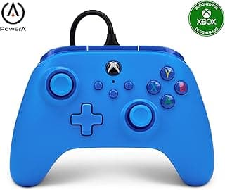 Xbox Series X|S ve Windows 10/11 için kablolu PowerA Controller - Mavi, Gamepad, kablolu video oyun denetleyicisi, oyun denetleyicisi, Xbox One, Type - Piinti Fiyat Karşılaştırması