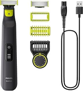 Philips OneBlade Pro Yüz ve Vücut için Hibrit Tıraş Makinesi,Sakal Şekillendiriği, Islak/Kuru Kullanım, 12 Uzunluk Ayarlı Tarak, 1 Yedek Bıçak, Vücut - Piinti Fiyat Karşılaştırması