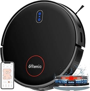 Ultenic D6s Robot Vacuum Cleaner, Vibration Mopping, 3000Pa Strong Suction, Super Slim, APP Control, Ideal for Pet Hair, Hard Floors and Carpets - Piinti Fiyat Karşılaştırması